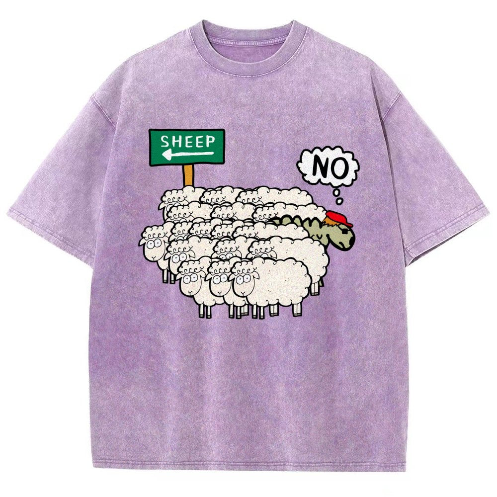 Don’T Be A Sheep Vintage Distressed T-shirt