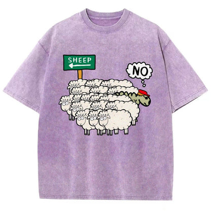 Don’T Be A Sheep Vintage Distressed T-shirt