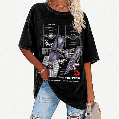 The Interceptor Fighter Vintage Distressed T-shirt