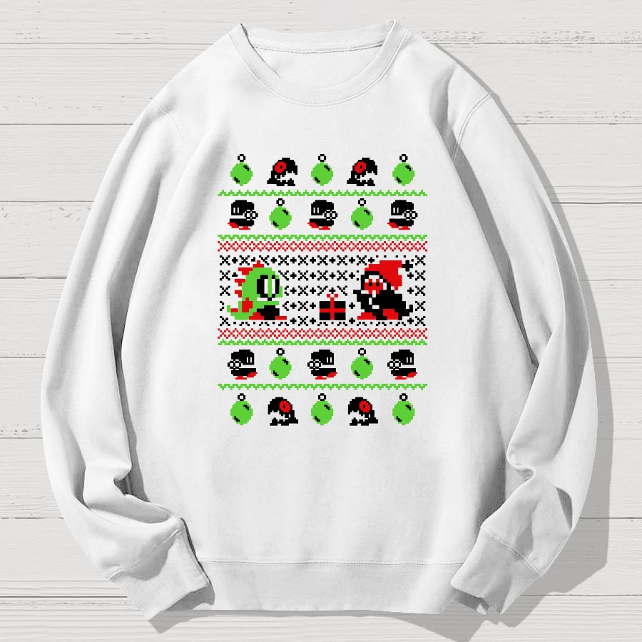 Bubble Bauble Geek Cotton Sweatshirt