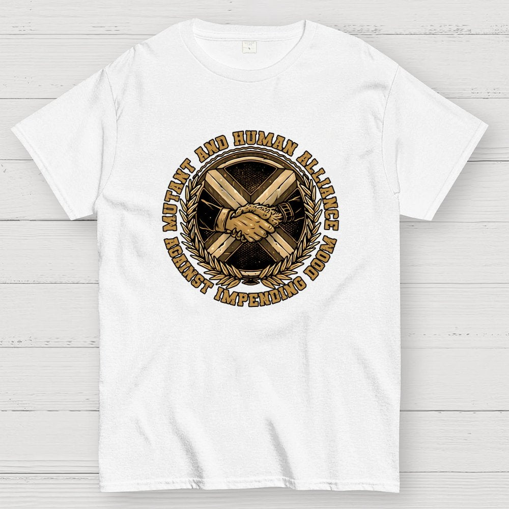 Mutant and Human Alliance Geek T-Shirt