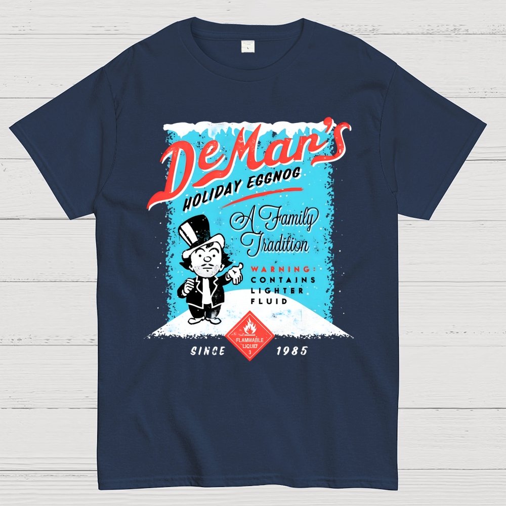 Charles DeMar's Eggnog with Lighter Fluid Geek T-Shirt
