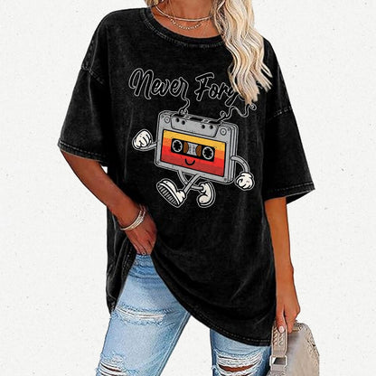 Never forget Vintage Distressed T-shirt
