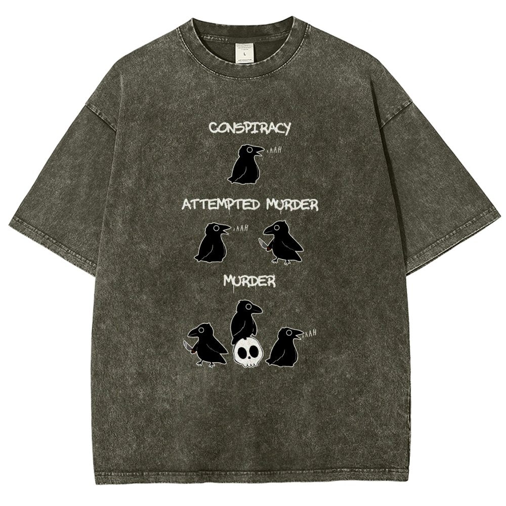 From Conspiracy To Murder Vintage Distressed T-shirt