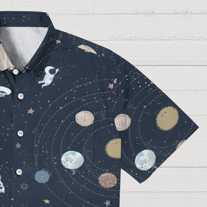 Space Planet Series Geek Hawaiian Shirt
