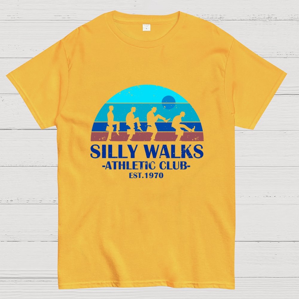 Silly Walks - Athletic Club Unisex Geek T-Shirt