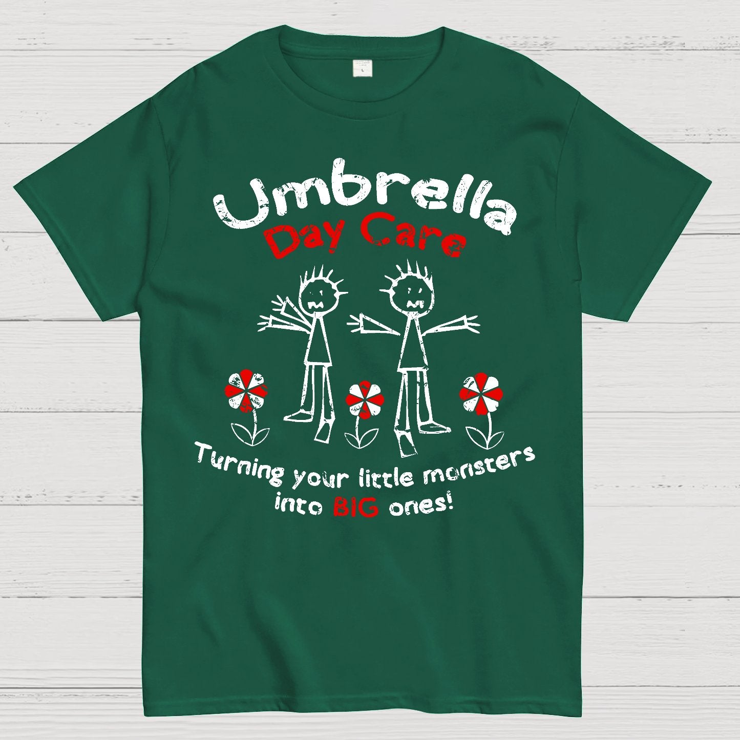 Umbrella Day Care Geek T-Shirt