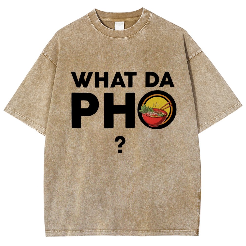 What Da Pho? Vintage Distressed T-shirt