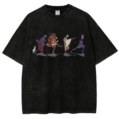 Walking Toward the Grail Vintage Distressed T-shirt