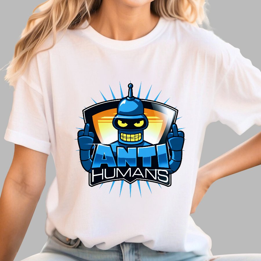Anti Humans Geek T-Shirt