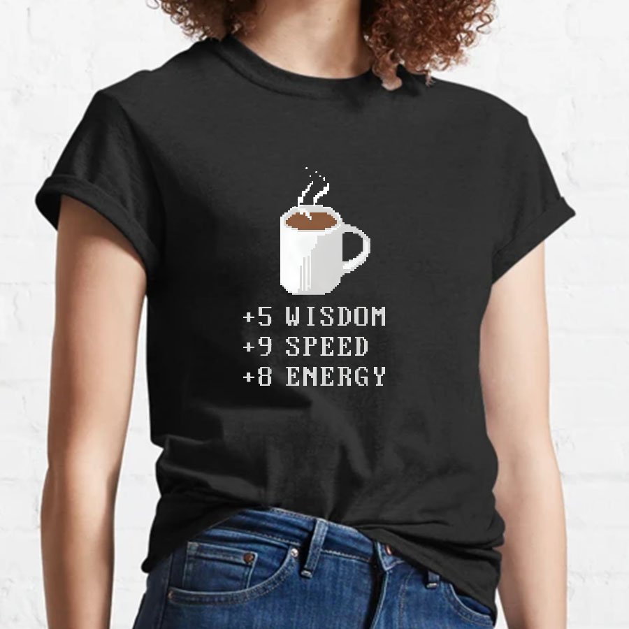 Coffee Plus To Stats Geeky T-Shirt