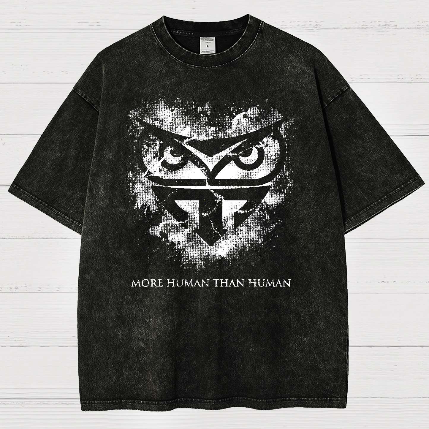 More Human Than Human Essential Vintage Distressed T-shirt