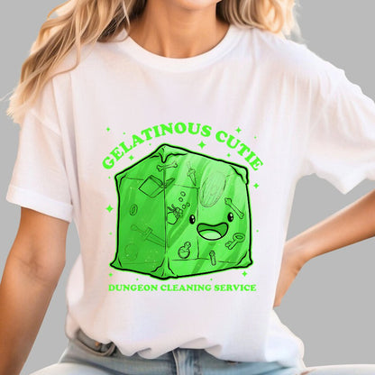 Gelatinous Cute Dungeon Geek T-Shirt