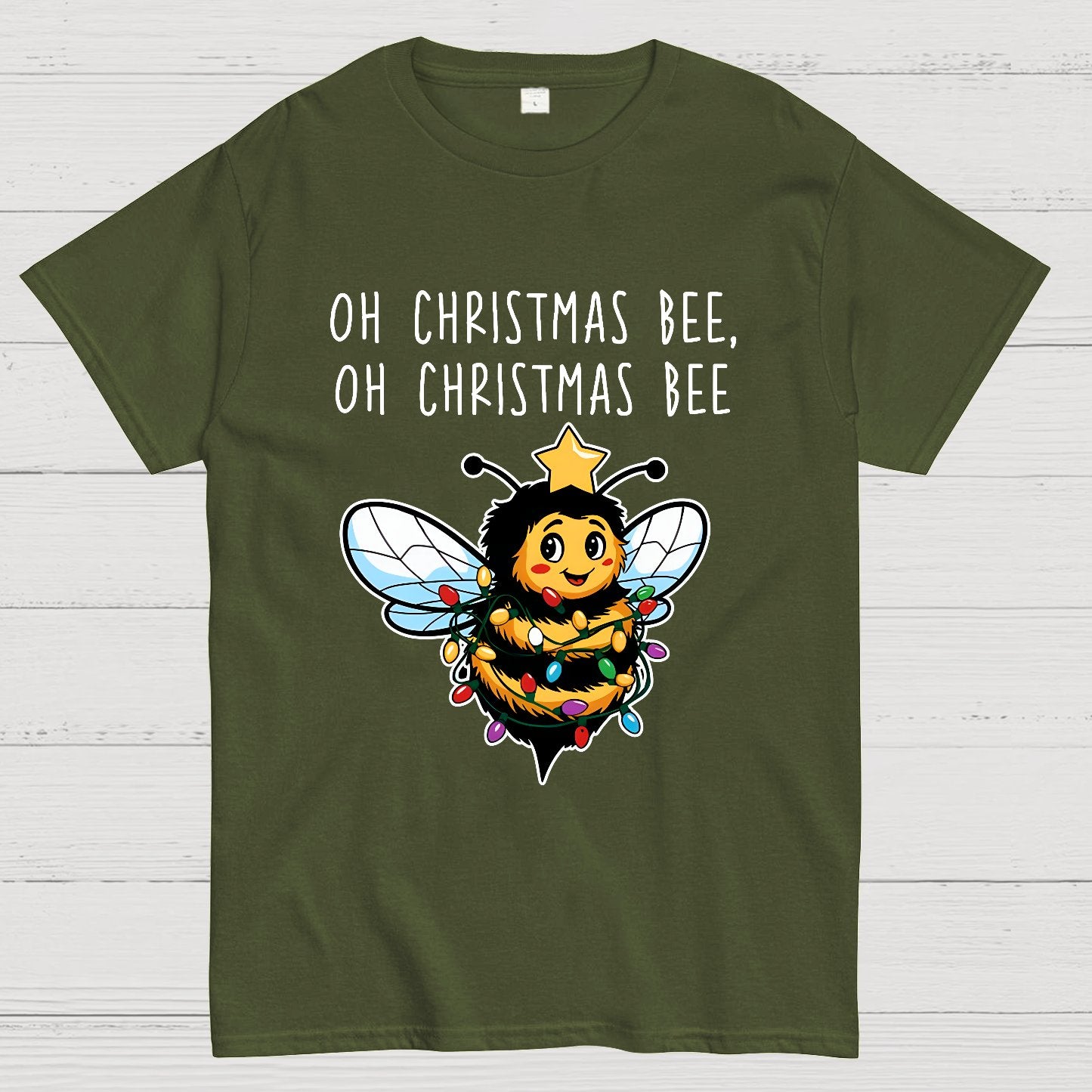 Oh Christmas Bee, Oh Christmas Bee Geek T-Shirt