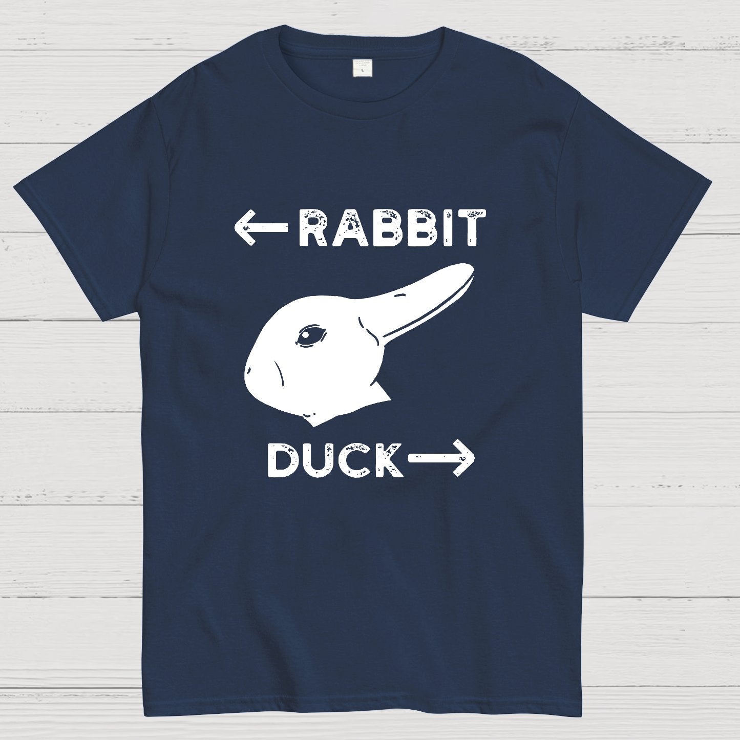 Wittgensteins Rabbit Duck Geeky T-Shirt