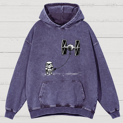 Flying The Realm Group's Kite Vintage Distressed Hoodie