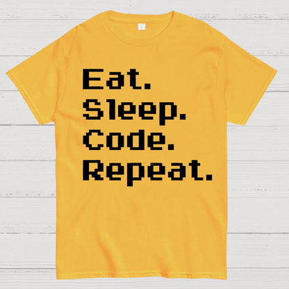 Eat Sleep Code Repeat Geek T-Shirt