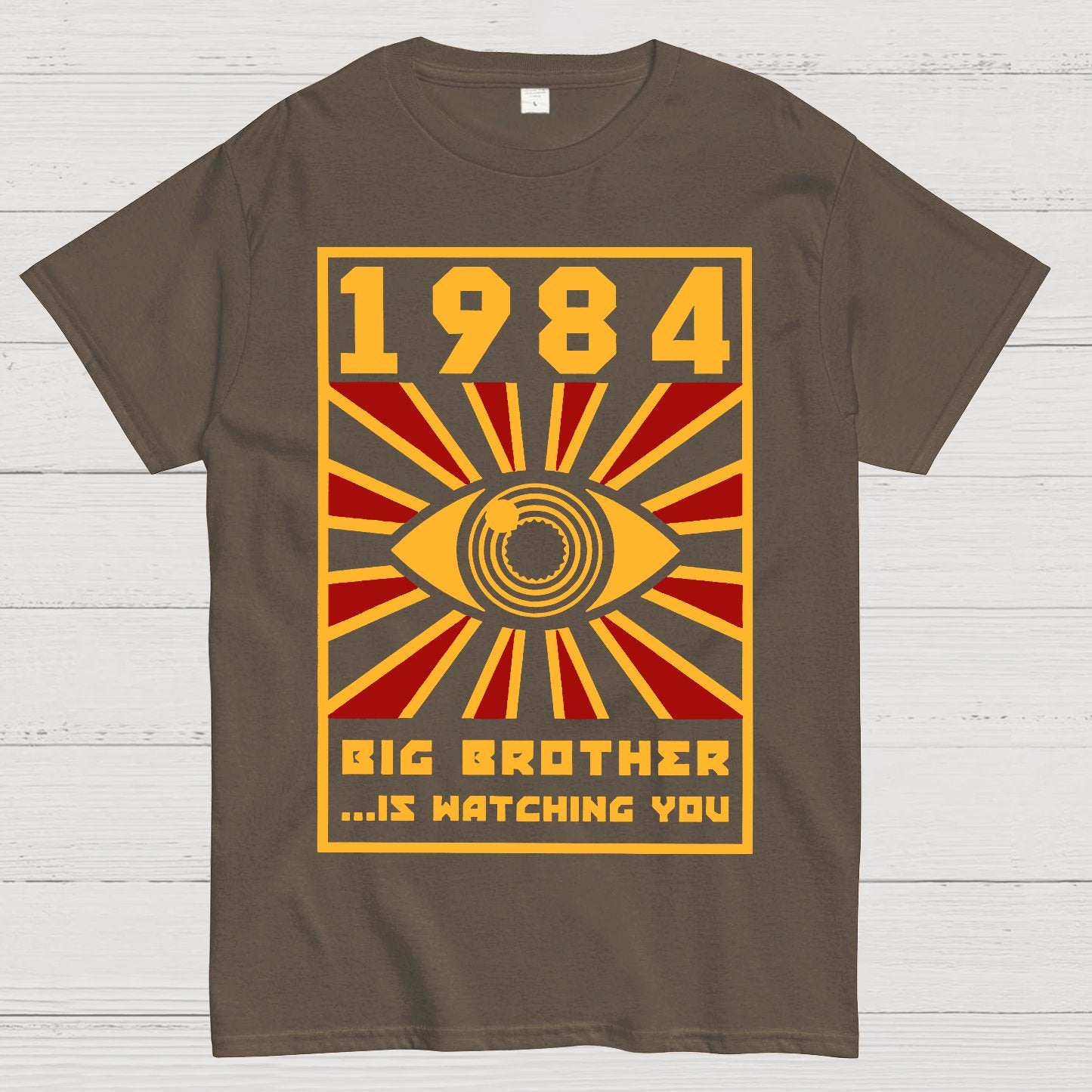 1984 Big Brother Is Watching You Geek T-Shirt