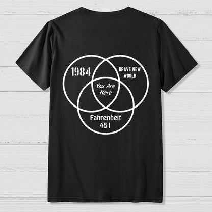 You Are Here Front And Back Printing Geek T-Shirt