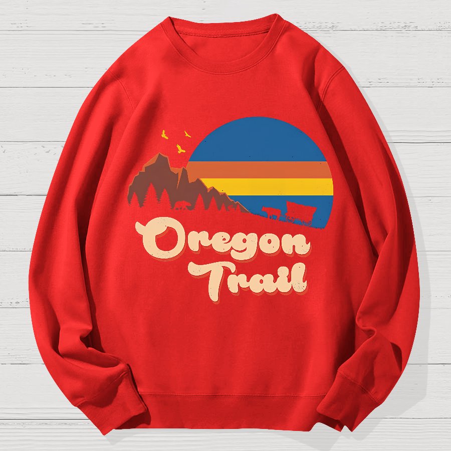 Oregon You Have Died Geek Cotton Sweatshirt