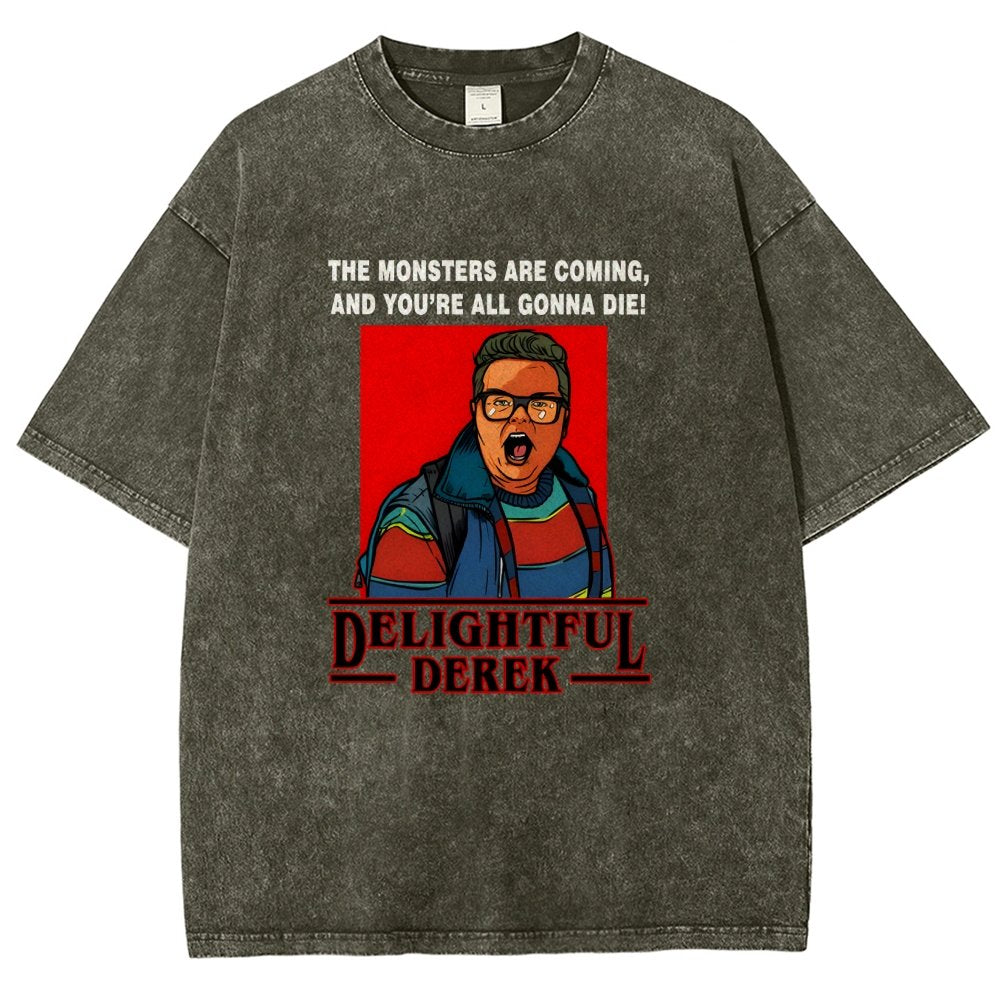 Delightful Hero Vintage Distressed T-shirt