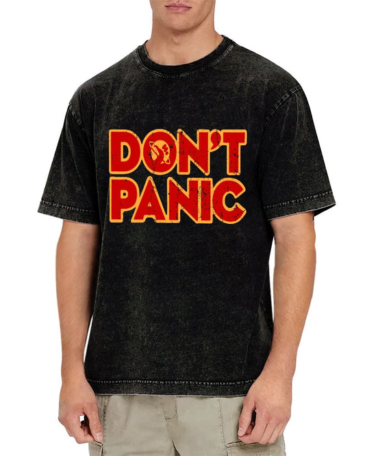 Dont Panic Vintage Distressed T-shirt