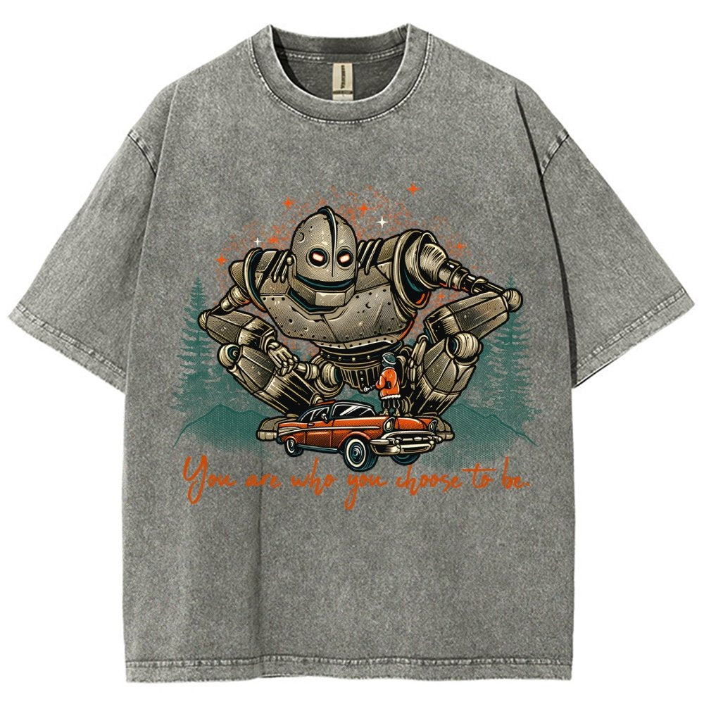 You Are Who You Choose To Be Vintage Distressed T-shirt