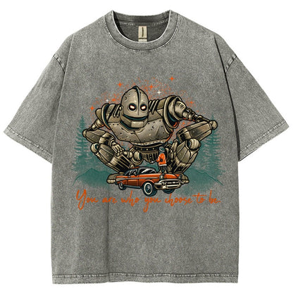You Are Who You Choose To Be Vintage Distressed T-shirt