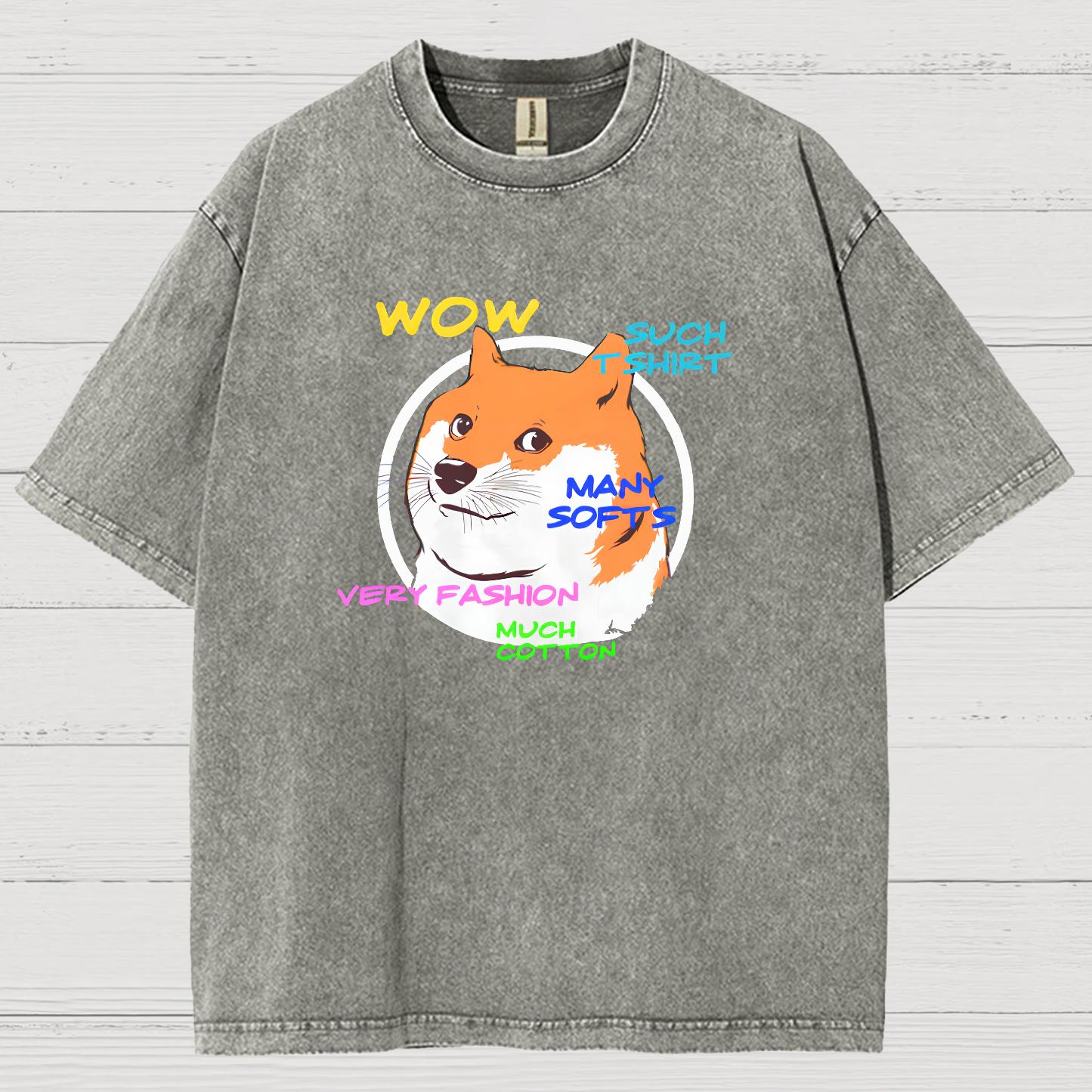Doge Vintage Distressed T-shirt
