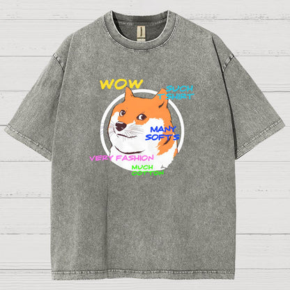 Doge Vintage Distressed T-shirt