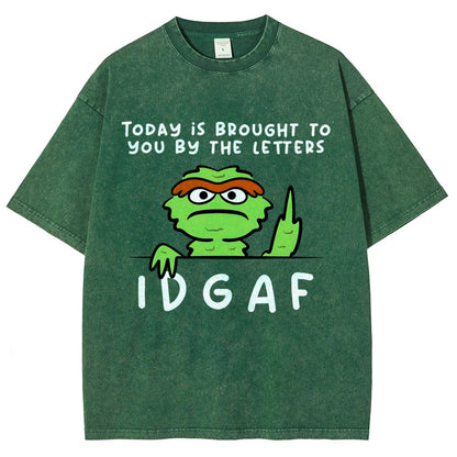 IDGAF Vintage Distressed T-shirt