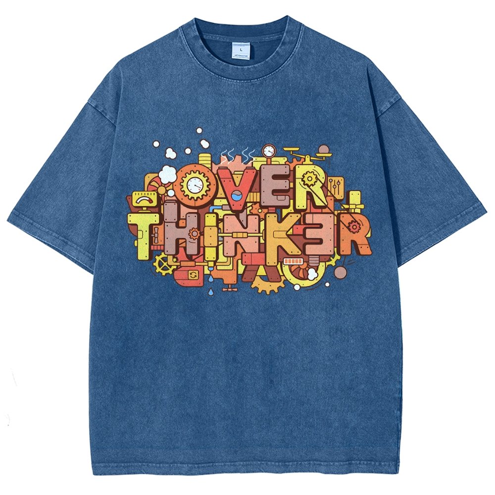 The Overthinker! Vintage Distressed T-shirt