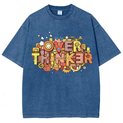 The Overthinker! Vintage Distressed T-shirt