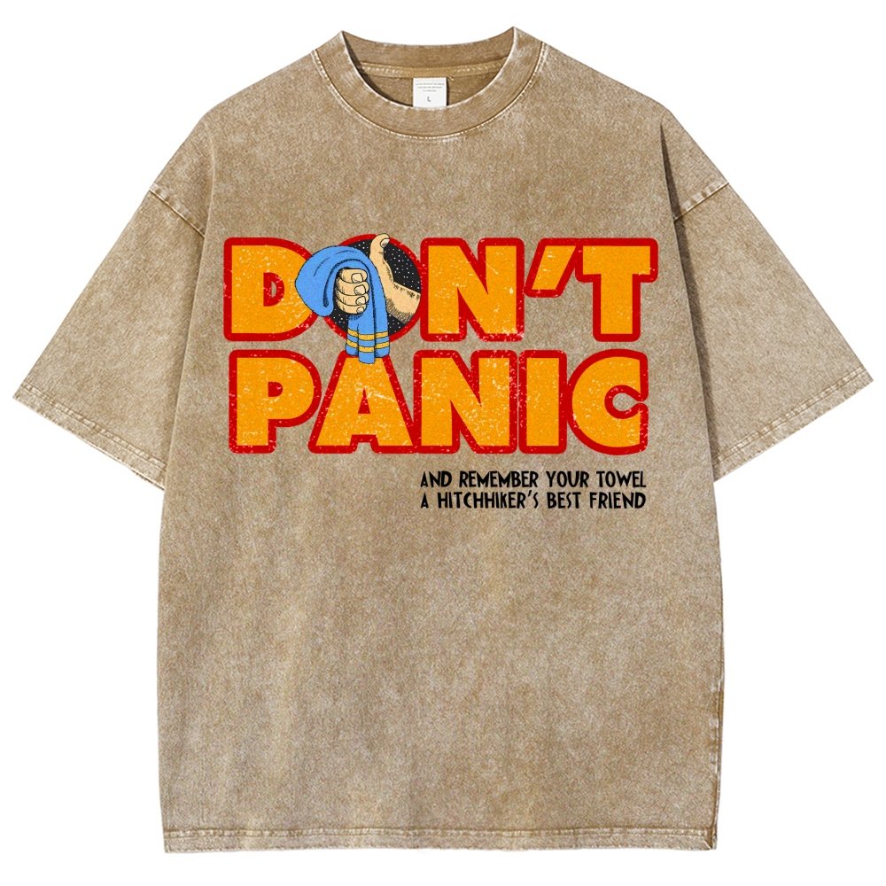 Pon't Panic Vintage Distressed T-shirt