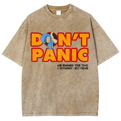 Pon't Panic Vintage Distressed T-shirt