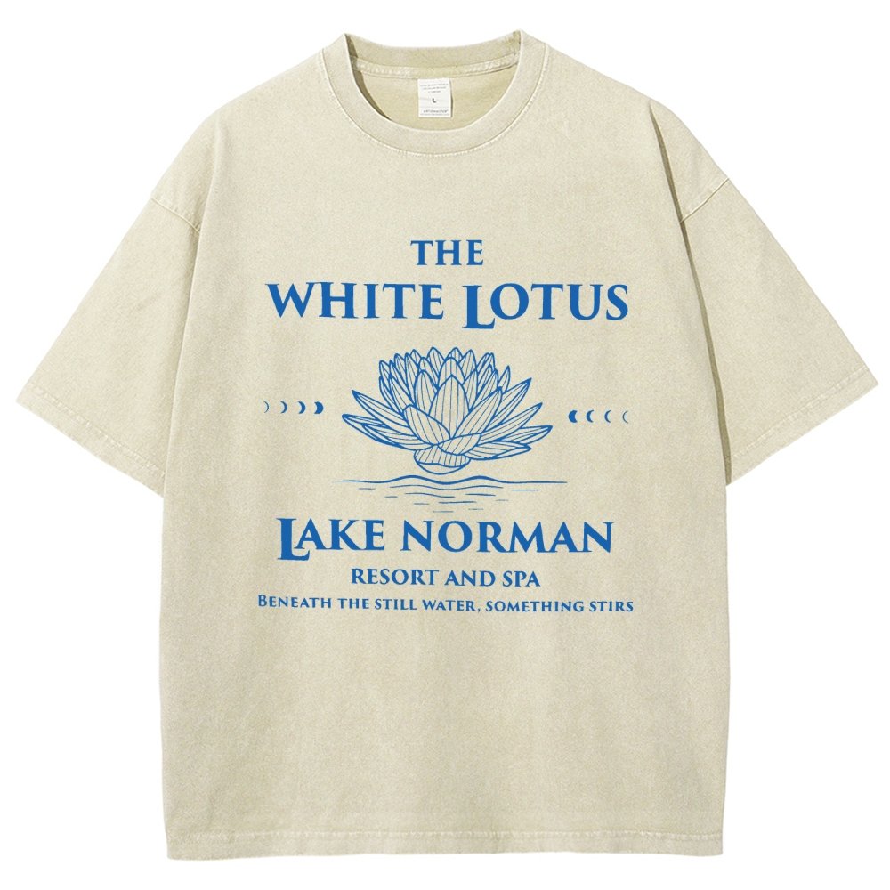 White Lotus LKN Vintage Distressed T-shirt