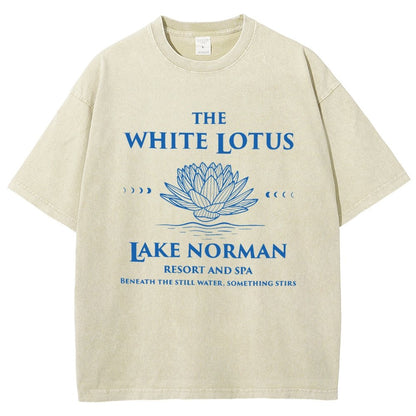 White Lotus LKN Vintage Distressed T-shirt