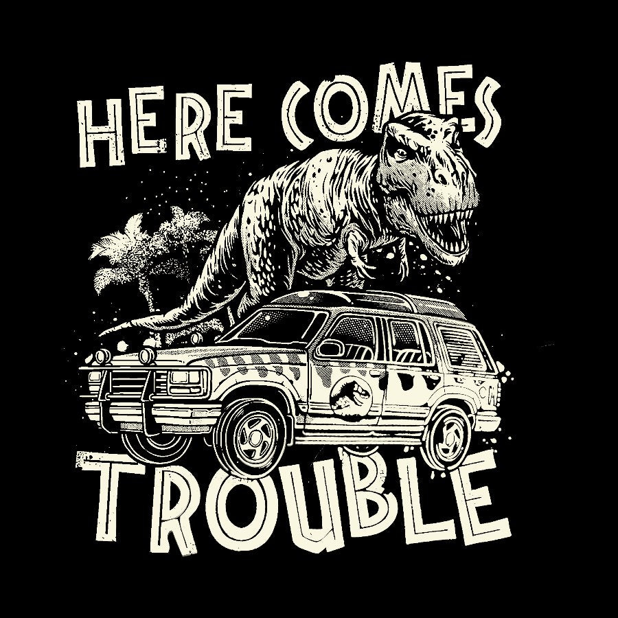 Here Comes Trouble Geek T-Shirt
