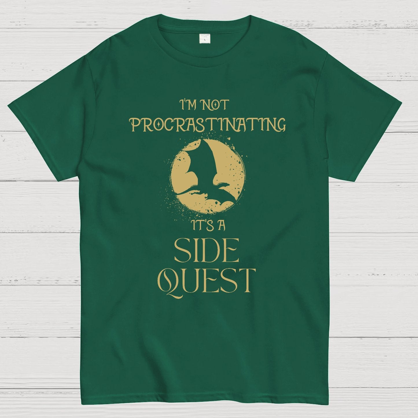 I'm Not Procrastinating I'm Doing Side Quests Geeky T-Shirt