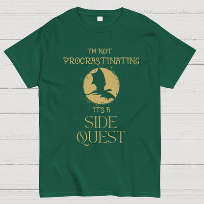 I'm Not Procrastinating I'm Doing Side Quests Geeky T-Shirt