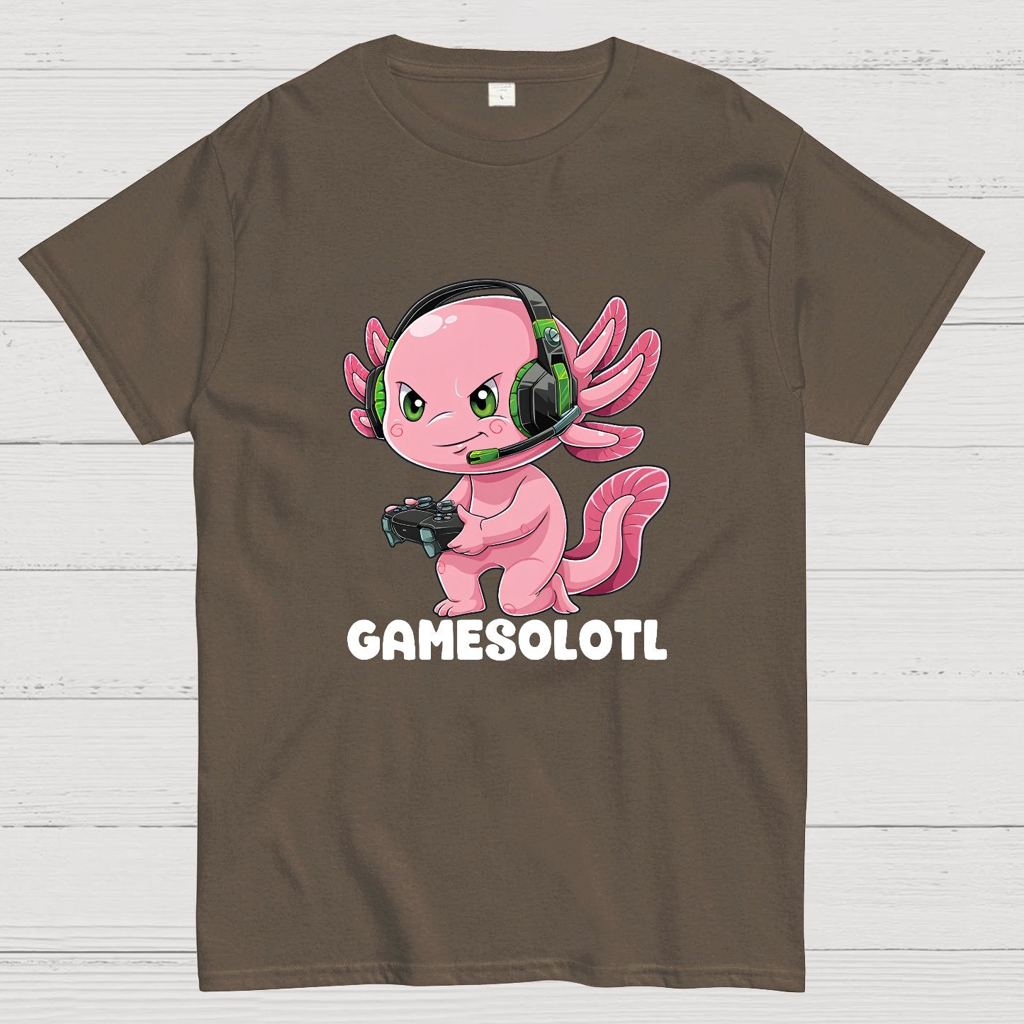 Gamer Axolotl Geek T-Shirt