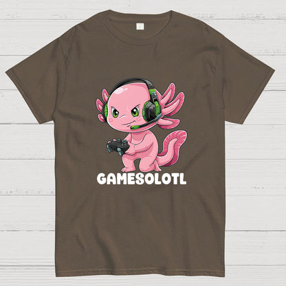 Gamer Axolotl Geek T-Shirt