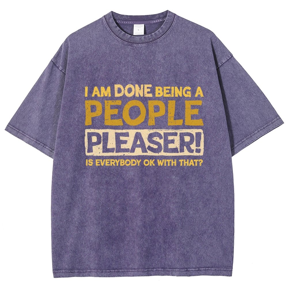 Still A People Pleaser Vintage Distressed T-shirt