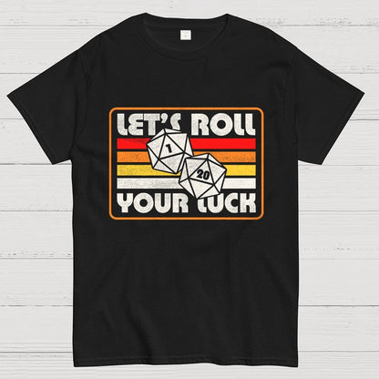 RPG Vintage Roll For Luck Geek T-Shirt