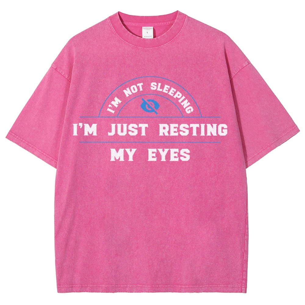 Just Resting My Eyes Vintage Distressed T-shirt
