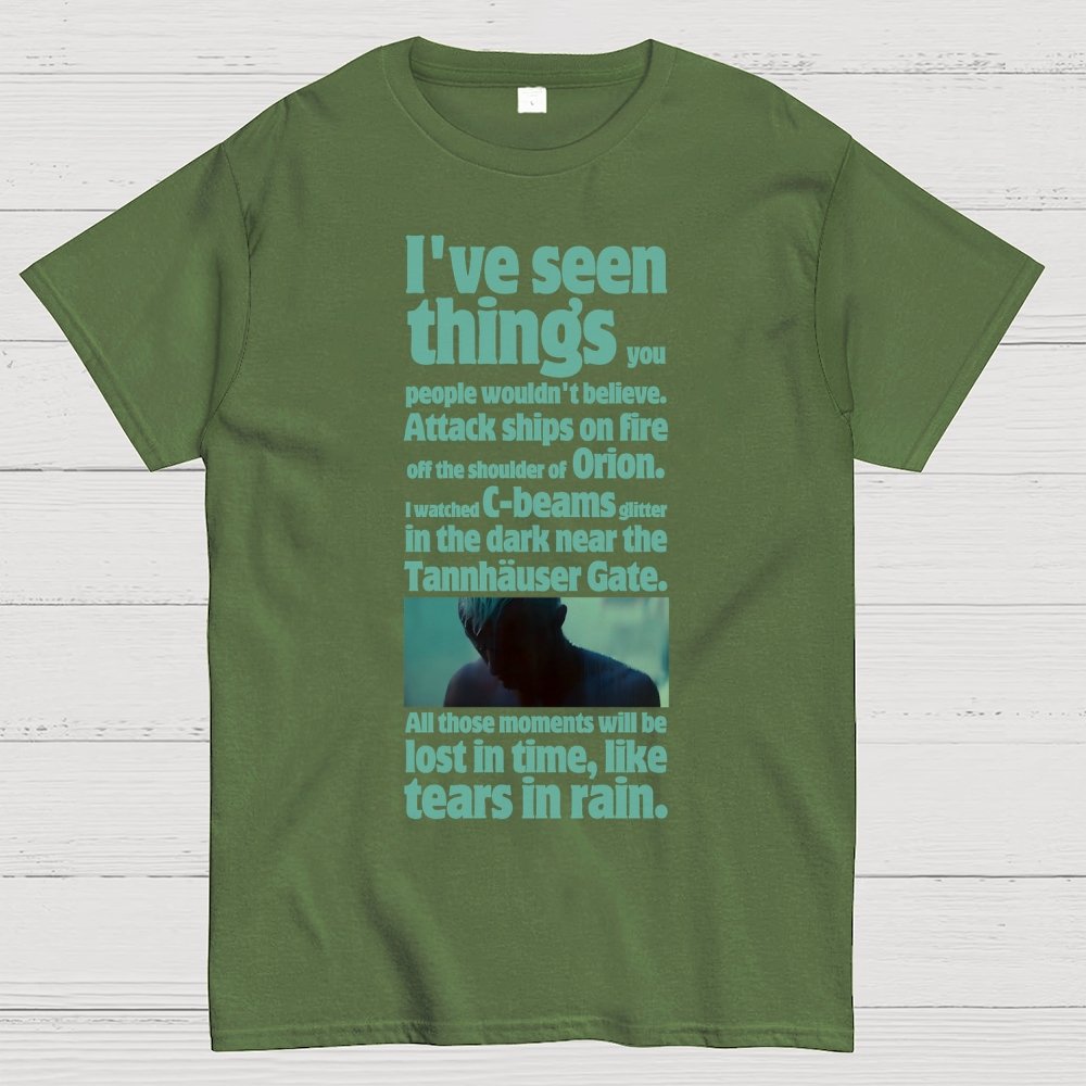 like tears in rain Geek T-Shirt
