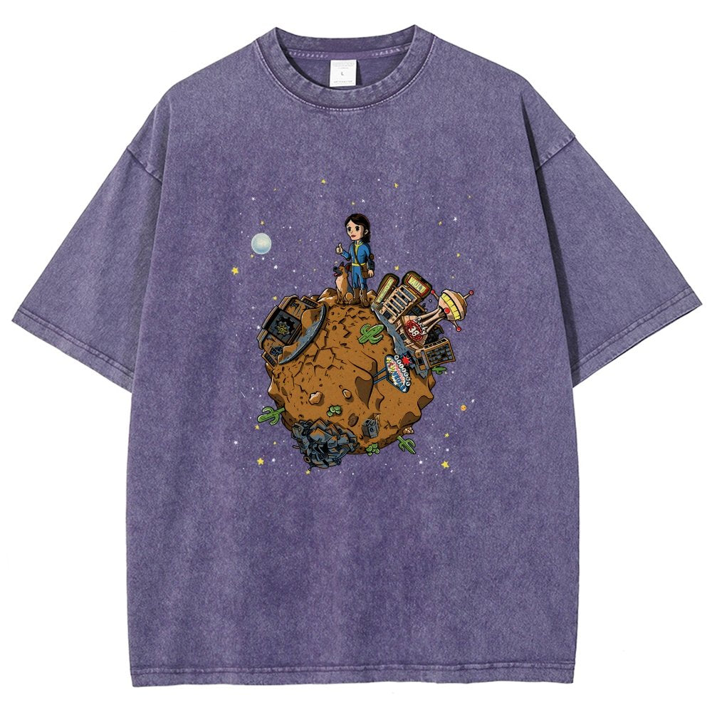 Le Okey Dokey Vintage Distressed T-shirt