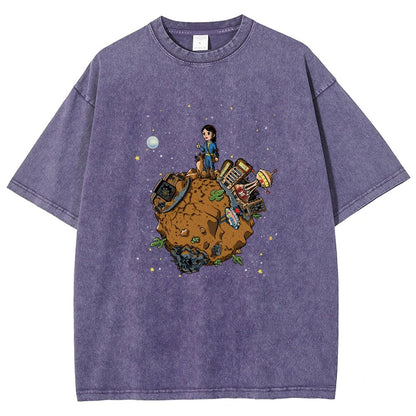 Le Okey Dokey Vintage Distressed T-shirt