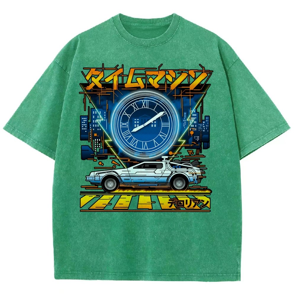 Time Machine Vintage Distressed T-shirt