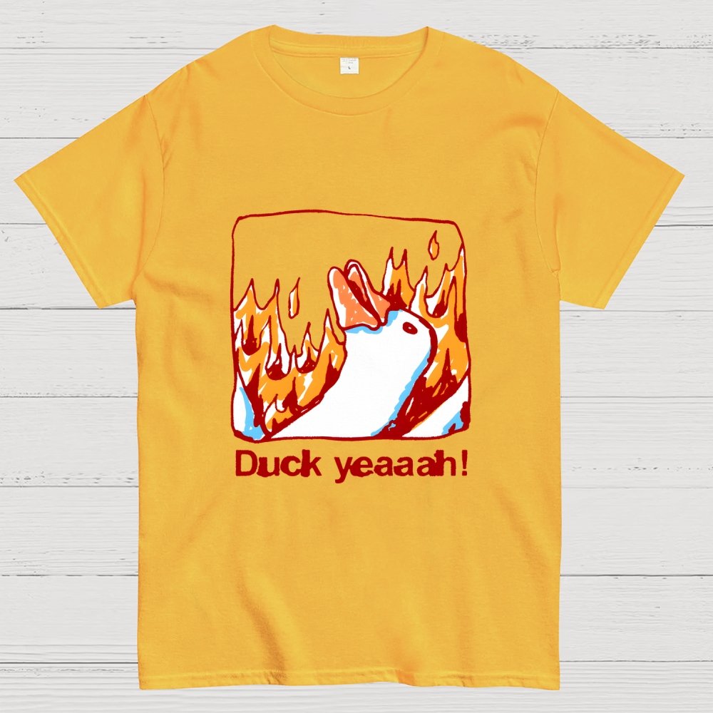 Fire Duck Yeah Geek T-Shirt